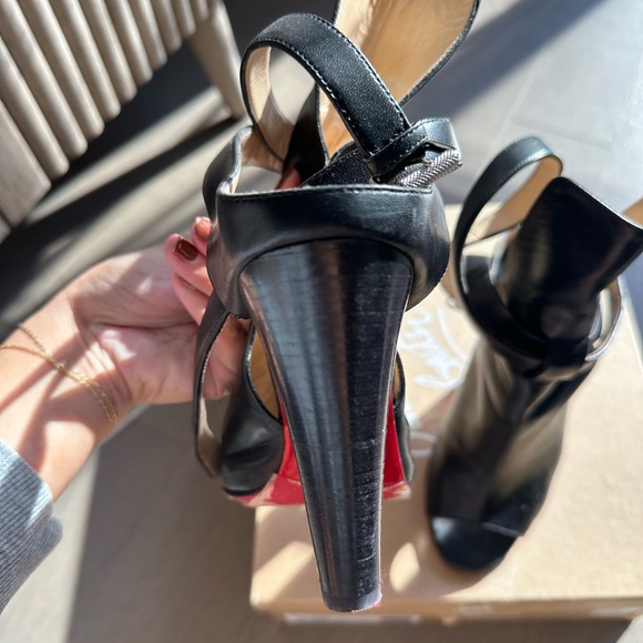 Christian Louboutin Hippik Napa Red Sole Sandal - Picture 4 of 12